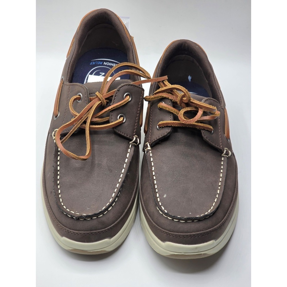 Nautica Zapato Shoes Mens Blue Boat Derby Cushioned Deck Casual Size 8